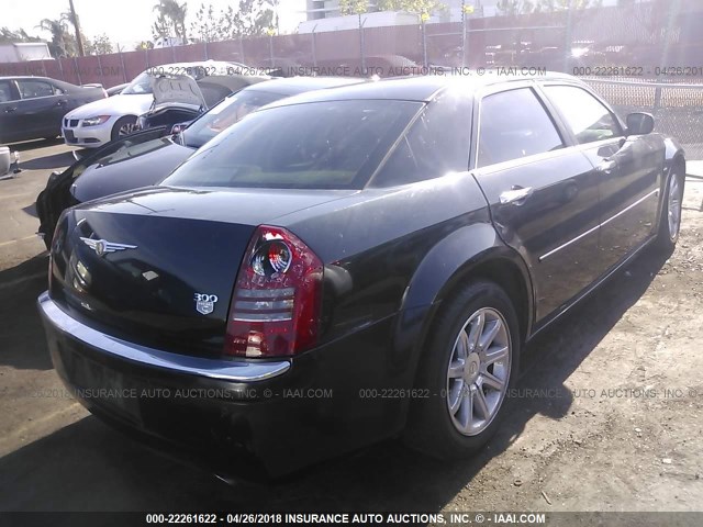 2C3LA63H46H320445 - 2006 CHRYSLER 300C BLACK photo 4