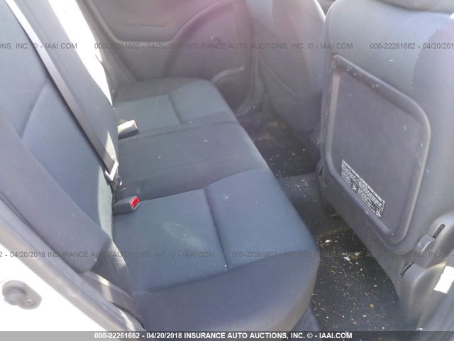 2T1KR32E75C417265 - 2005 TOYOTA COROLLA MATRIX XR SILVER photo 8