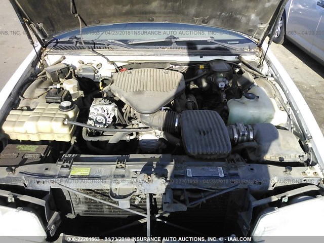 1G1BL52W5SR149011 - 1995 CHEVROLET CAPRICE CLASSIC WHITE photo 10