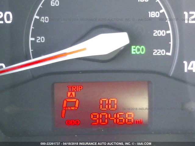 KNADM5A38E6354264 - 2014 KIA RIO LX Սև լուսանկար 7