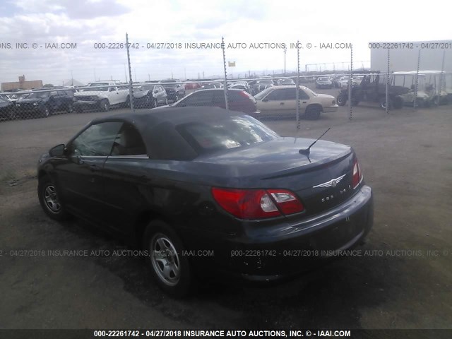 1C3LC45K28N239333 - 2008 CHRYSLER SEBRING BLUE photo 3