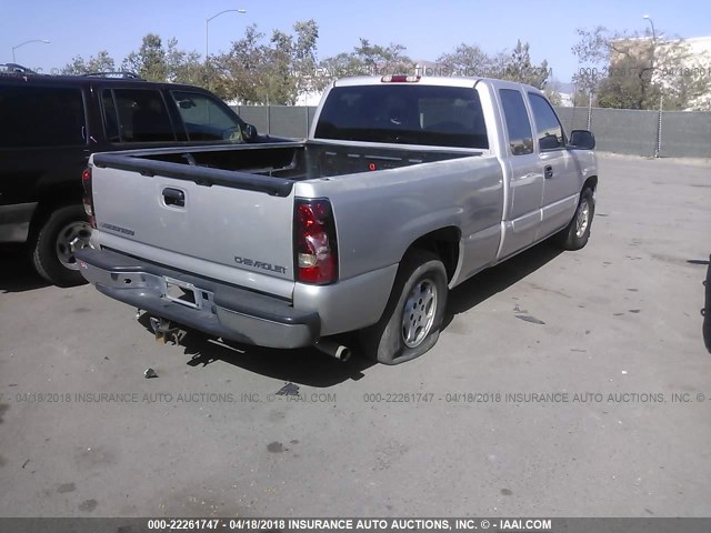 2GCEC19T841194898 - 2004 CHEVROLET SILVERADO C1500 SILVER photo 4