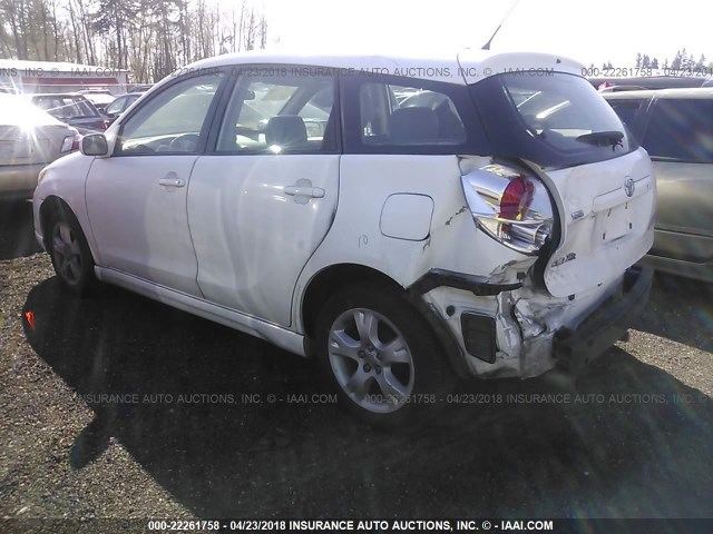 2T1LR32E46C562396 - 2006 TOYOTA COROLLA MATRIX XR WHITE photo 3