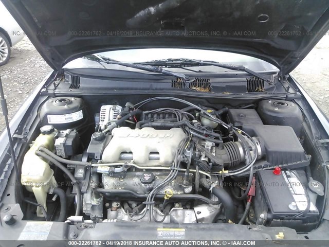 1G2NF52E73M687537 - 2003 PONTIAC GRAND AM SE1 BLACK photo 10