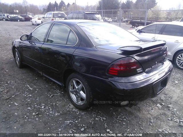 1G2NF52E73M687537 - 2003 PONTIAC GRAND AM SE1 BLACK photo 3