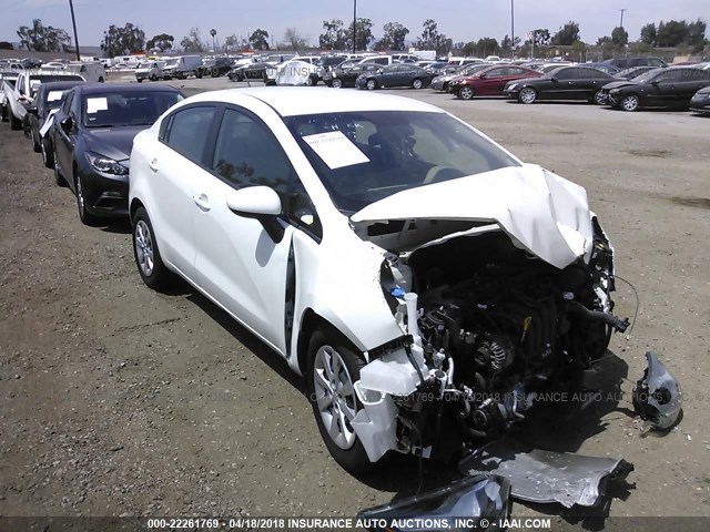 KNADM4A32D6220181 - 2013 KIA RIO LX Սպիտակ լուսանկար 1