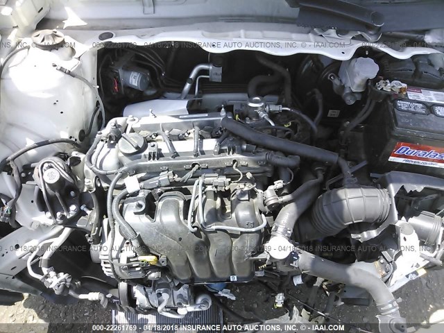 KNADM4A32D6220181 - 2013 KIA RIO LX Սպիտակ լուսանկար 10