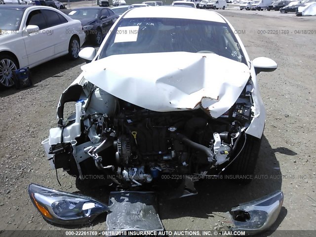 KNADM4A32D6220181 - 2013 KIA RIO LX Սպիտակ լուսանկար 6