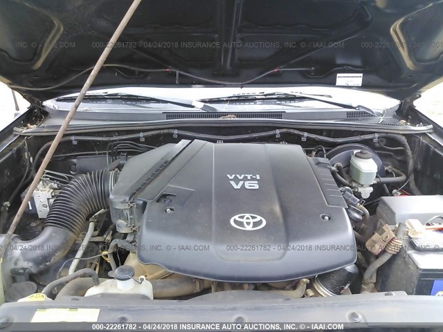 5TEUU42N38Z541576 - 2008 TOYOTA TACOMA ACCESS CAB 黑色 照片 10