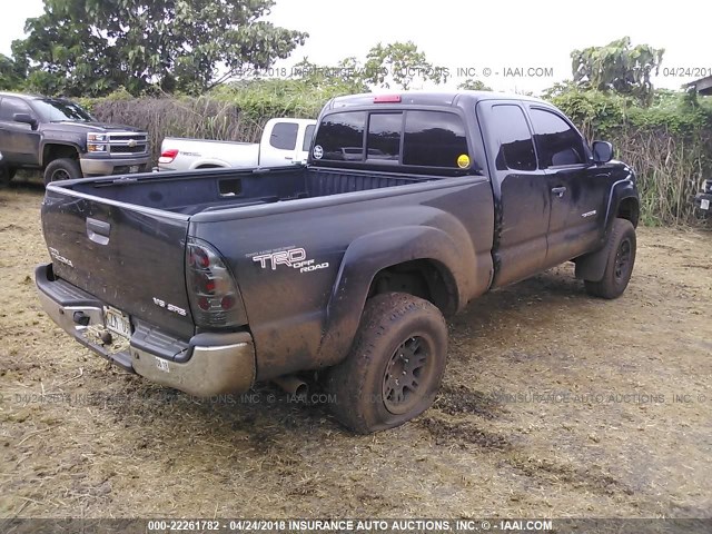 5TEUU42N38Z541576 - 2008 TOYOTA TACOMA ACCESS CAB 黑色 照片 4