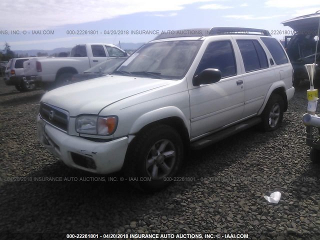 JN8DR09X64W805113 - 2004 NISSAN PATHFINDER LE/SE WHITE photo 2