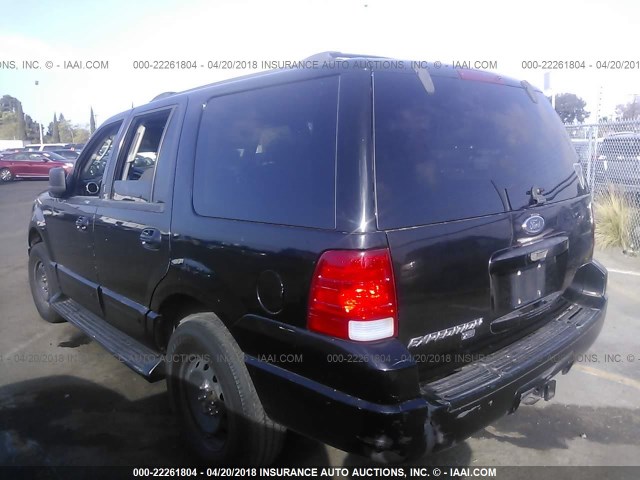 1FMPU15L03LA85433 - 2003 FORD EXPEDITION XLT შავი ფოტო 3
