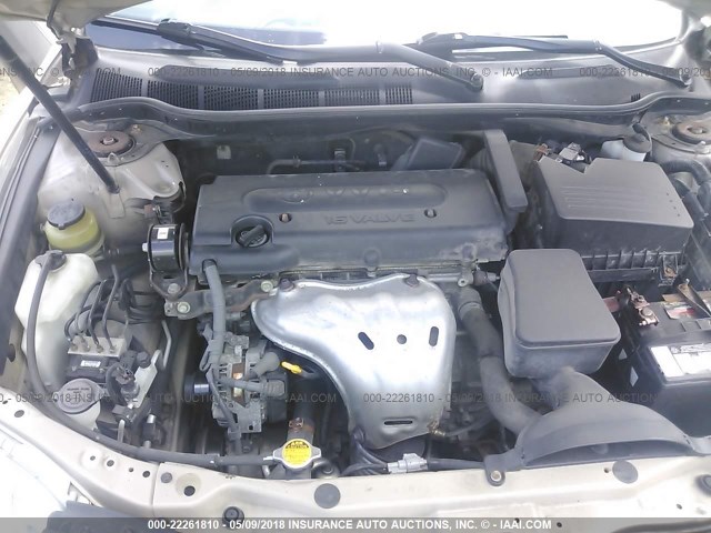 4T1BE46K47U048304 - 2007 TOYOTA CAMRY NEW GENERAT CE/LE/XLE/SE BEIGE photo 10