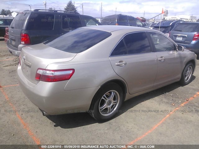 4T1BE46K47U048304 - 2007 TOYOTA CAMRY NEW GENERAT CE/LE/XLE/SE BEIGE photo 4