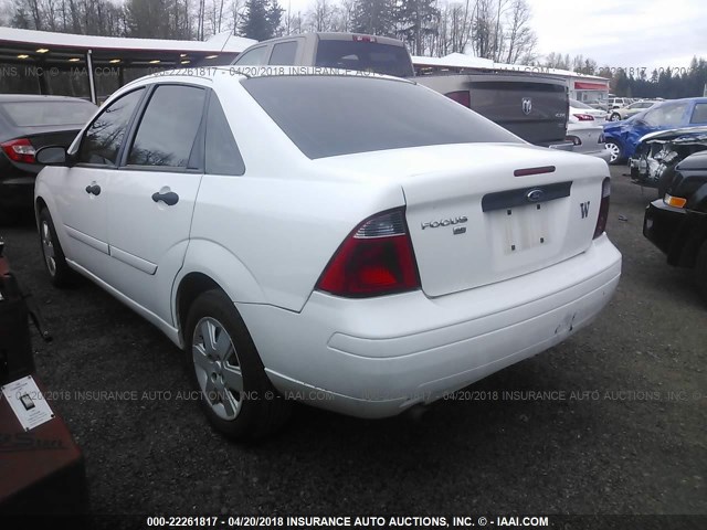 1FAHP34N97W162504 - 2007 FORD FOCUS ZX4/S/SE/SES 白色 照片 3