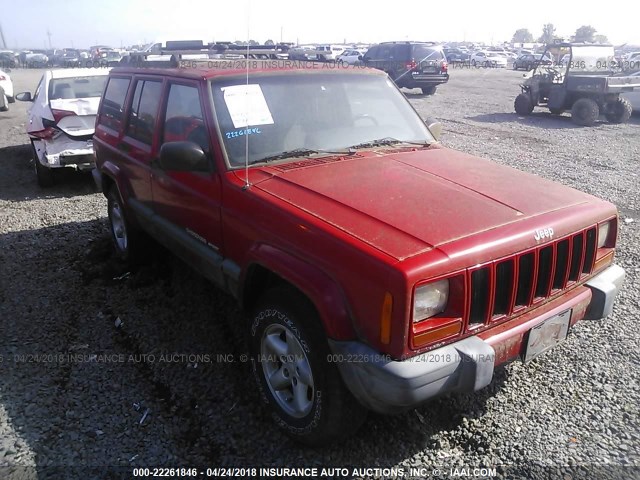 1J4FT68S0XL591119 - 1999 JEEP CHEROKEE SPORT/CLASSIC RED photo 6