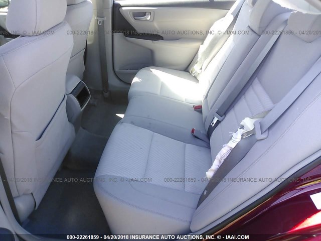 4T1BF1FK0FU994992 - 2015 TOYOTA CAMRY LE/XLE/SE/XSE 红色 照片 8