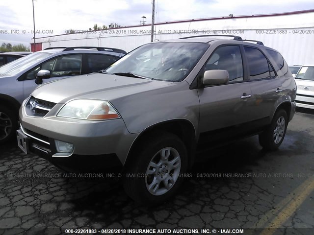 2HNYD18713H504050 - 2003 ACURA MDX TOURING BROWN photo 2