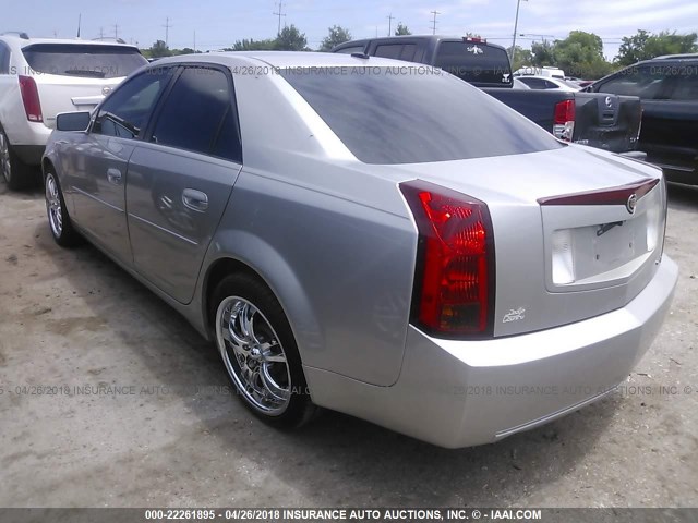 1G6DM57T560103977 - 2006 CADILLAC CTS SILVER photo 3