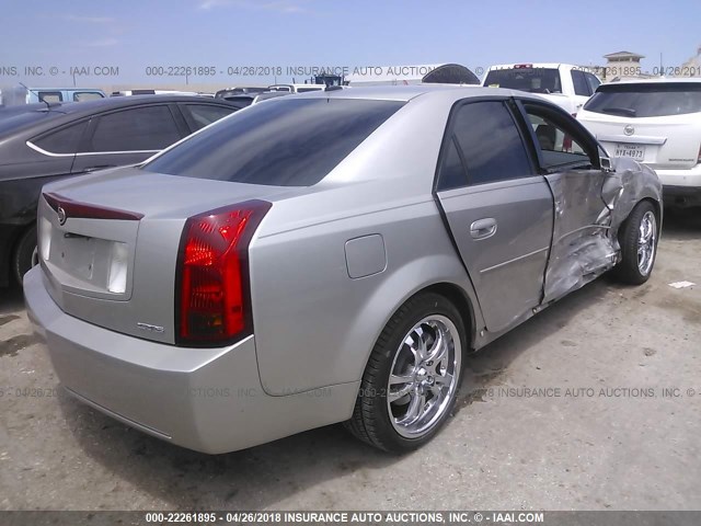 1G6DM57T560103977 - 2006 CADILLAC CTS SILVER photo 4
