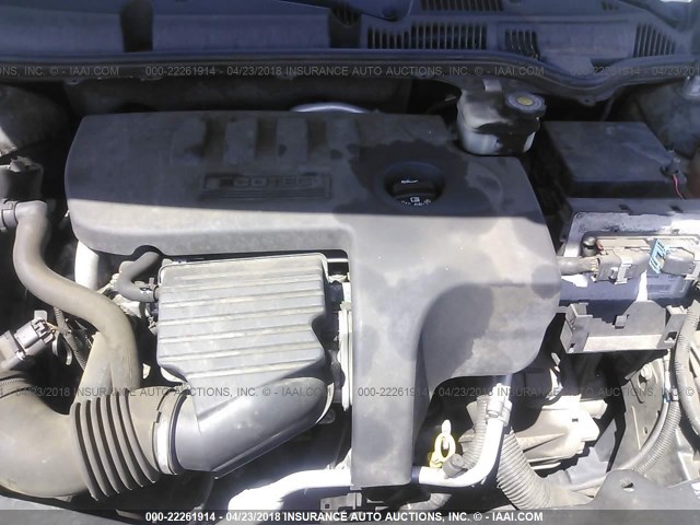 1G8AZ55F46Z106972 - 2006 SATURN ION LEVEL 2 GRAY photo 10