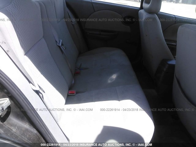 1G8AZ55F46Z106972 - 2006 SATURN ION LEVEL 2 GRAY photo 8