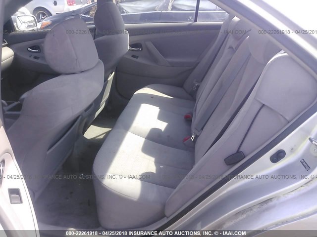 4T1BK46K37U541075 - 2007 TOYOTA CAMRY NEW GENERAT LE/XLE/SE SILVER photo 8