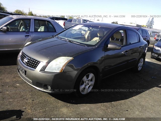 3N1AB61E99L672623 - 2009 NISSAN SENTRA 2.0/2.0S/2.0SL GRAY photo 2