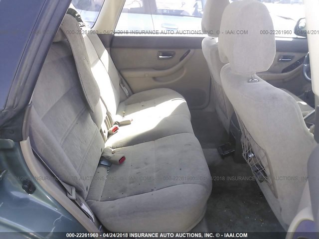 4S3BH675927645908 - 2002 SUBARU LEGACY OUTBACK AWP 绿色 照片 8