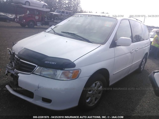 5FNRL18973B112579 - 2003 HONDA ODYSSEY EXL თეთრი ფოტო 2