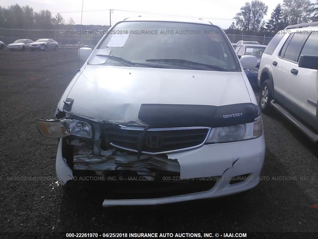 5FNRL18973B112579 - 2003 HONDA ODYSSEY EXL WHITE photo 6