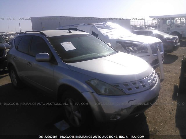 JN8AZ08TX4W211187 - 2004 NISSAN MURANO SL/SE SILVER photo 1