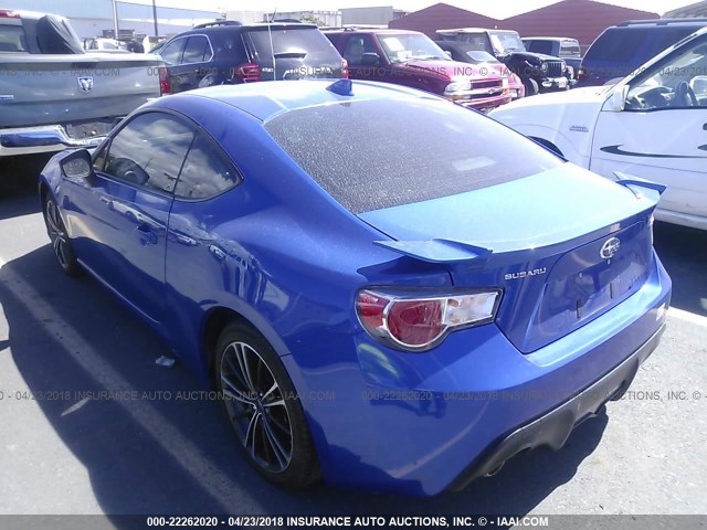 JF1ZCAC17F9604597 - 2015 SUBARU BRZ 2.0 LIMITED/BLUE.SERIES BLUE photo 3