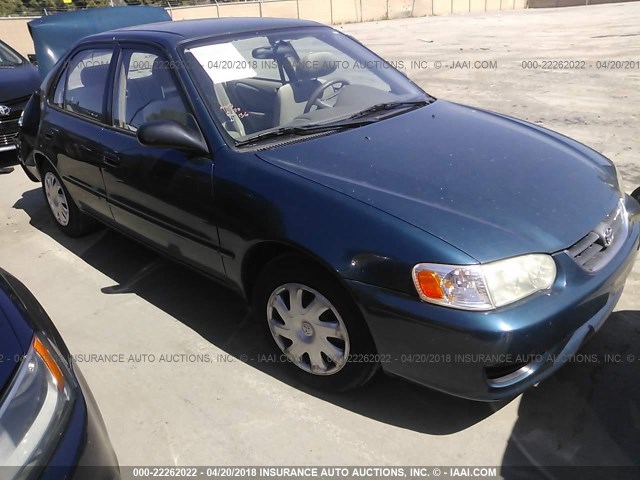 1NXBR12E41Z495760 - 2001 TOYOTA COROLLA CE/LE/S Navy photo 1