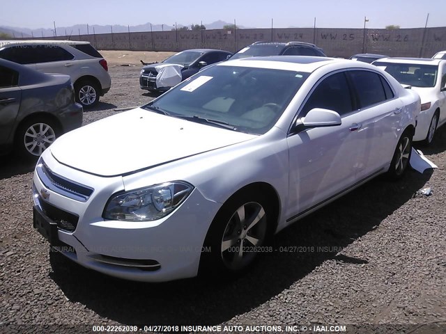 1G1ZC5E00CF332874 - 2012 CHEVROLET MALIBU 1LT 白色 照片 2