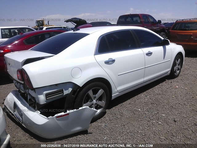 1G1ZC5E00CF332874 - 2012 CHEVROLET MALIBU 1LT 白色 照片 4