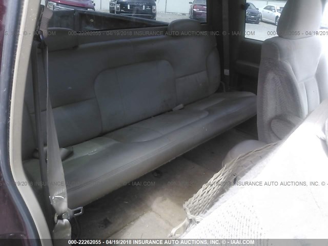 1GTEK19R7VE549583 - 1997 GMC SIERRA K1500 BURGUNDY photo 8