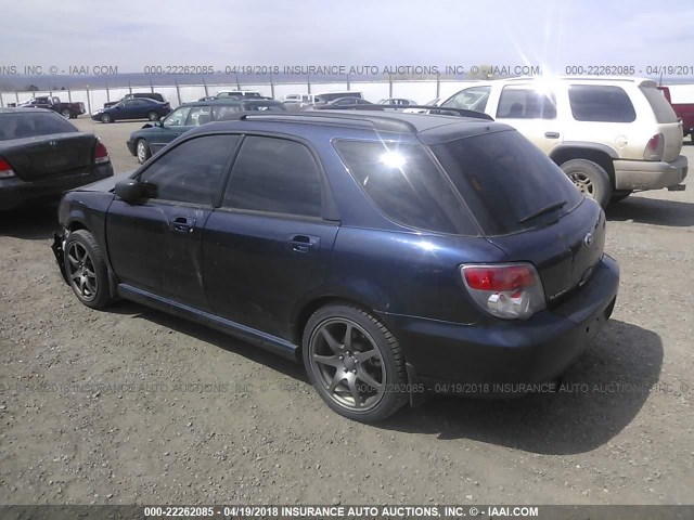 JF1GG67606G803114 - 2006 SUBARU IMPREZA 2.5I SPORTS WAGON BLUE photo 3