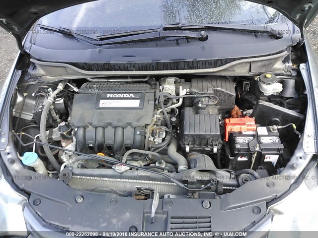 JHMZE2H79AS030222 - 2010 HONDA INSIGHT EX GRAY photo 10