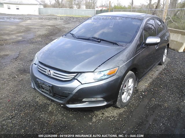 JHMZE2H79AS030222 - 2010 HONDA INSIGHT EX GRAY photo 2