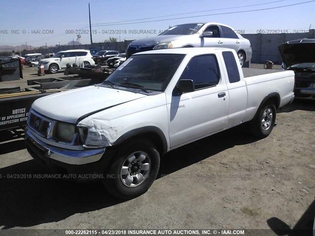 1N6DD26S8WC367789 - 1998 NISSAN FRONTIER KING CAB XE/KING CAB SE WHITE photo 2