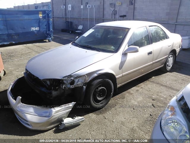 4T1BG22K1YU743717 - 2000 TOYOTA CAMRY CE/LE/XLE 棕色 照片 2