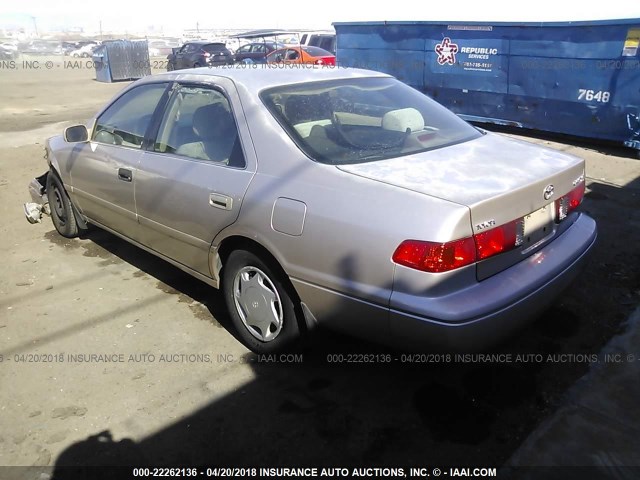 4T1BG22K1YU743717 - 2000 TOYOTA CAMRY CE/LE/XLE 棕色 照片 3