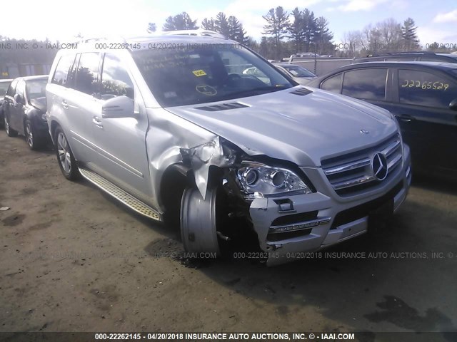 4JGBF7BEXBA644901 - 2011 MERCEDES-BENZ GL 450 4MATIC SILVER photo 1