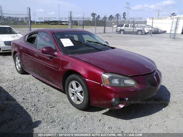 2G2WP552361149355 - 2006 PONTIAC GRAND PRIX მუქწითელი ფოტო 1
