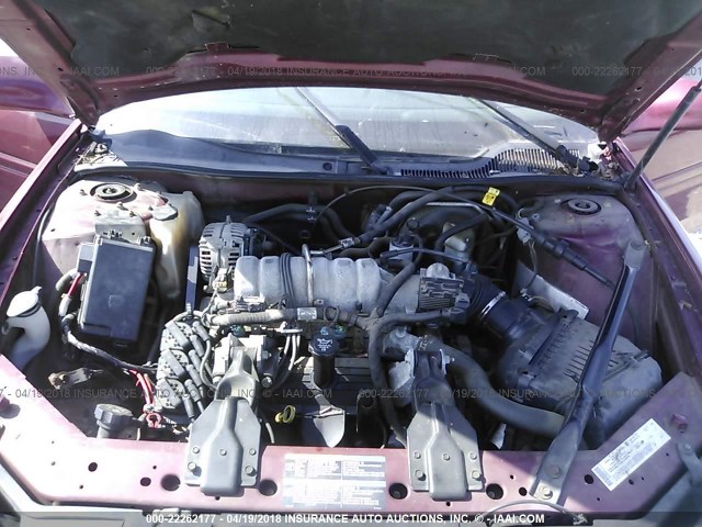 2G2WP552361149355 - 2006 PONTIAC GRAND PRIX მუქწითელი ფოტო 10