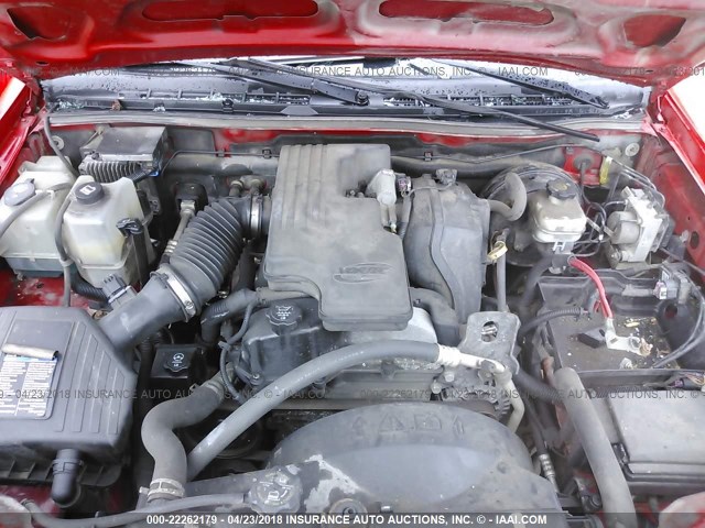 1GCDT299588204182 - 2008 CHEVROLET COLORADO LS RED photo 9