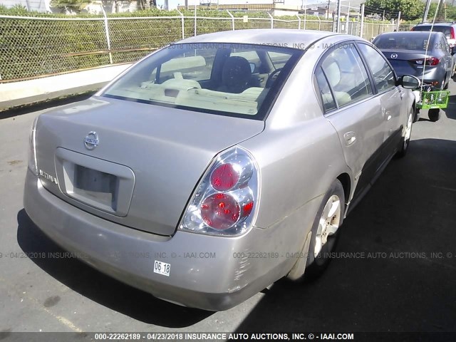 1N4AL11D95N483331 - 2005 NISSAN ALTIMA S/SL GOLD photo 4