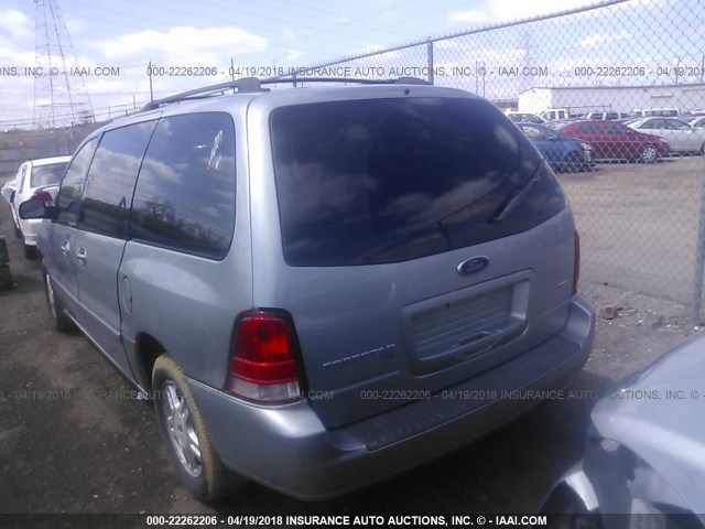 2FMZA52247BA03410 - 2007 FORD FREESTAR SEL GRAY photo 3