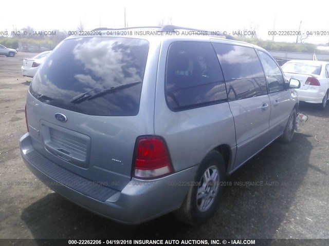 2FMZA52247BA03410 - 2007 FORD FREESTAR SEL GRAY photo 4